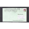 Used 2492 32c Pink Rose Misperfed On Cover CV42722