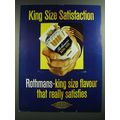 1969 Rothmans King Size Cigarettes Ad - King Size Satisfaction