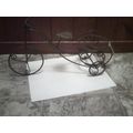 Metal decorative tricycle plant stand
