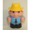 Mega Bloks Man in Yellow Hat Play Figure