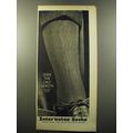 1959 Interwoven Socks Ad - Over the Calf length