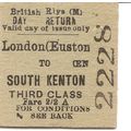 B.R. Edmondson Ticket - London Euston to South ...