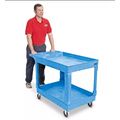 Uline Utility Cart - 45 x 25 x 33", Blue