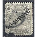 Malta 1922 SG117 2d Grey Self Government Filler .