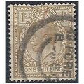 1912 SG395 1/- Bistre Watermark Royal Cypher Fi...