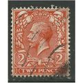 GB 1912 - 24 KGV 2d Orange used Die 1 wmk 100.(...