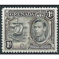 Grenada 1938 SG154 1d Black & Sepia Mounted Min...