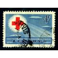 CANADA 1952 4c RED CROSS SG 442 FINE USED#