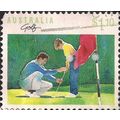 AUSTRALIA, Sports: Golf, green 1989, $1.10