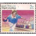 AUSTRALIA, Sports: Ten-pin bowling, blue 1989, 2c