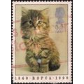 GB, CATS, RSPCA Kitten, light brown 1990, 20p, #3