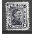 URUGUAY 1928 5c VIOLET GENERAL JOSE ARTIGAS SG ...