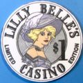 Lilly Belle's. $1 Casino Chip. Black Hawk, CO. ...