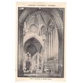 LIVERPOOL CATHEDRAL INTERIOR, unused vintage po...