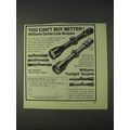 1972 Williams Guide Line Scopes Ad - Can't Buy Better