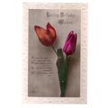 LOVING BIRTHDAY WISHES.. used vintage postcard ...