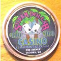 Silver Dollar $100. Casino Chip - 6th Avenue - ...