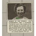 (5390) Mrs G Valentine Women's Golf Champion - ...