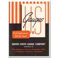United States Gauge Company 1945 vintage indust...