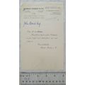 1954 letter Charles Stanley & Co., London re Ce...
