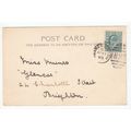 1903 Thames Ditton Duplex H99 Postmark on Postcard