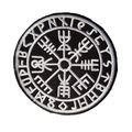 Viking Helm Terror Iron On Embroidered Patch Ba...