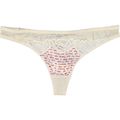 STELLA McCARTNEY Ellie Leaping Silk Love Thong ...