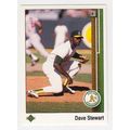 1989 Upper Deck Dave Stewart baseball card #185...