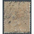 Ceylon 1872 SG124 8c Orange-Yellow Wmk Crown CC...