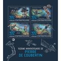 CENTRAL AFRICA 2013 SHEET MNH PIERRE DE COUBERT...