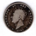 Great Britain. George IV. Shilling 1825 Fine. d...