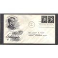 FDC Art Craft 1282 4c Abraham Lincoln Pair (Cac...