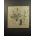 1950 Cartoon by Perry Barlow - Artist