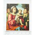 Vintage illustration: Virgin & Child, St. John ...