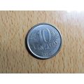 Brazil Brasil 1996 10 Centavos Coin