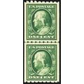 390, Mint VF/XF NH 1¢- Coil Line Pair * Stuart ...