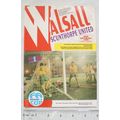1993 programme Walsall v. Scunthorpe United, FA...