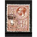 MALTA 1930 SG 193 1/4d BROWN FINE USED #2