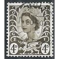 SG W9: 4d. olive-sepia Wales Regional Stamp: Qu...