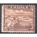 Malta 1901 - 1 farthing brown - Valetta Harbour...