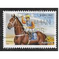 AUS 2002 45c 'CHAMPION RACEHORSES- SUNLINE' FIN...