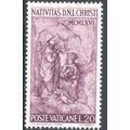 Vatican City 1966 - L.20 - Christmas - unused