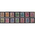 Germany Stamps Scott #118 To 132, Used