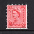 Guernsey - 1958-67 - 2½d Rose-Red (sg6) Used