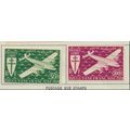 French Guiana Stamps Scott #C9 To C10, Mint Hinged