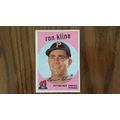 1959 Topps Card # 265 Ron Kline Good (2) Pittsb...