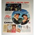 1944 WWII Camel Cigarettes Ad - B-17 Gunners