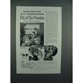 1954 Southern Pacific Lines City San Francisco Train Ad