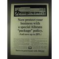 1967 Allstate Insurance Ad - Special Package Policy