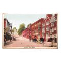 NICE ANIMATED PRINTED POSTCARD OF HIGH STREET A...
